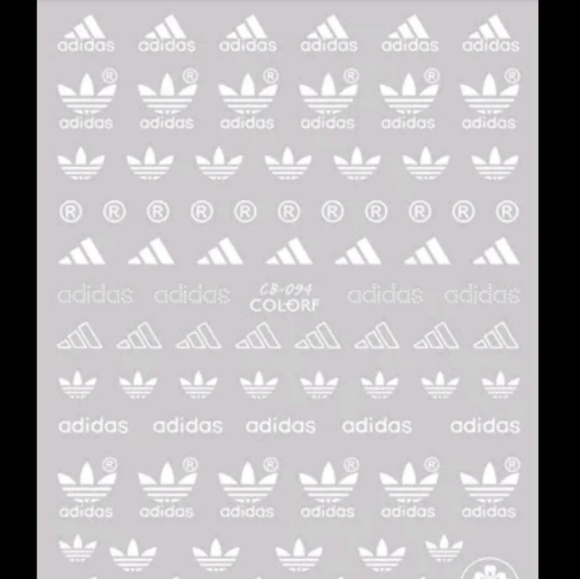 Wall Decor | Adidas Nail Decals | Poshmark
